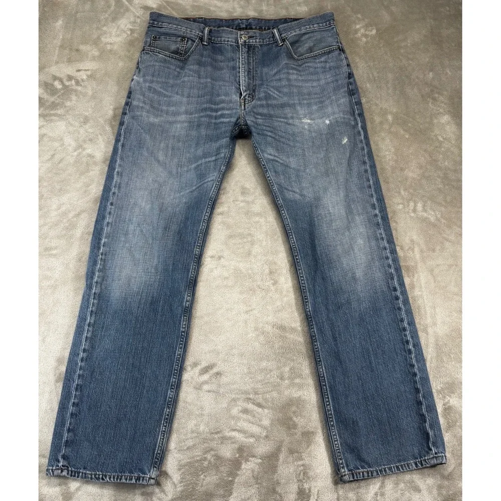 Levis 559 Relaxed Straight Jeans Mens 38x34 Blue Good Medium Wash Denim